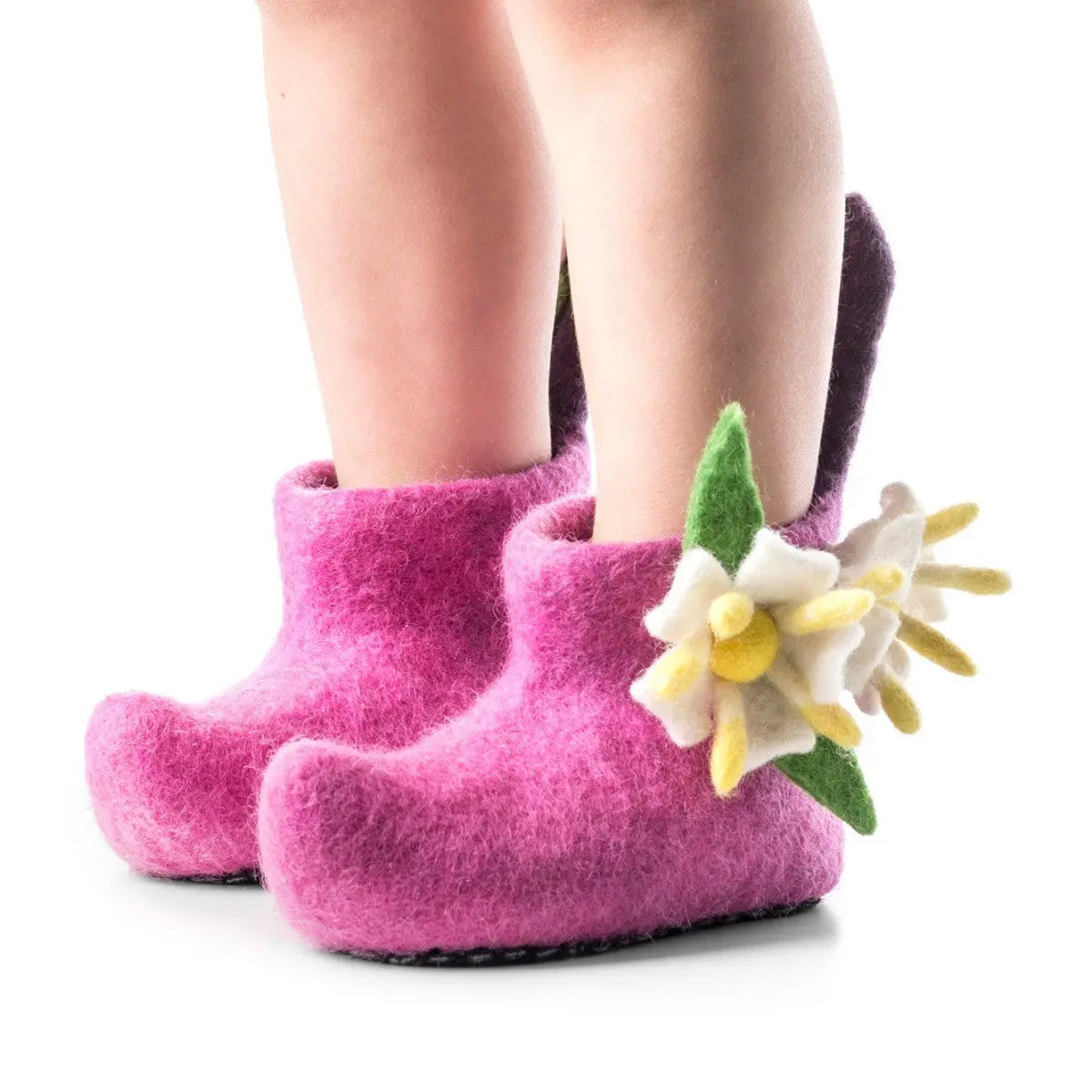 Kids Honeysuckle Pink Slippers