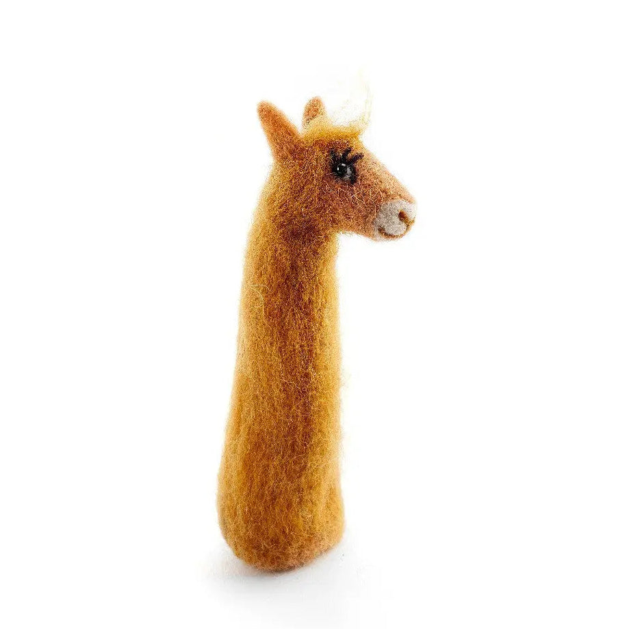 Lionel Llama Finger Puppet