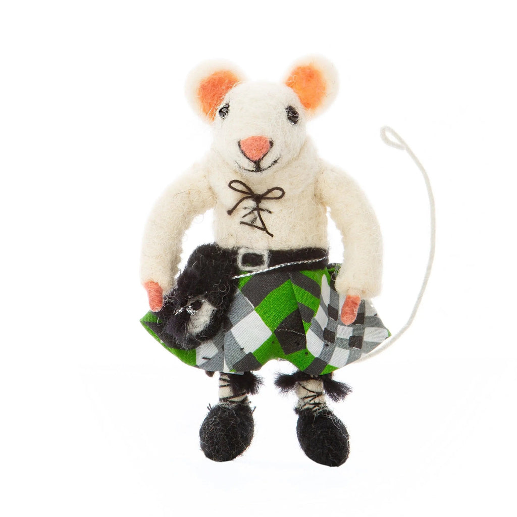 Scottish Mouse Green Kilt