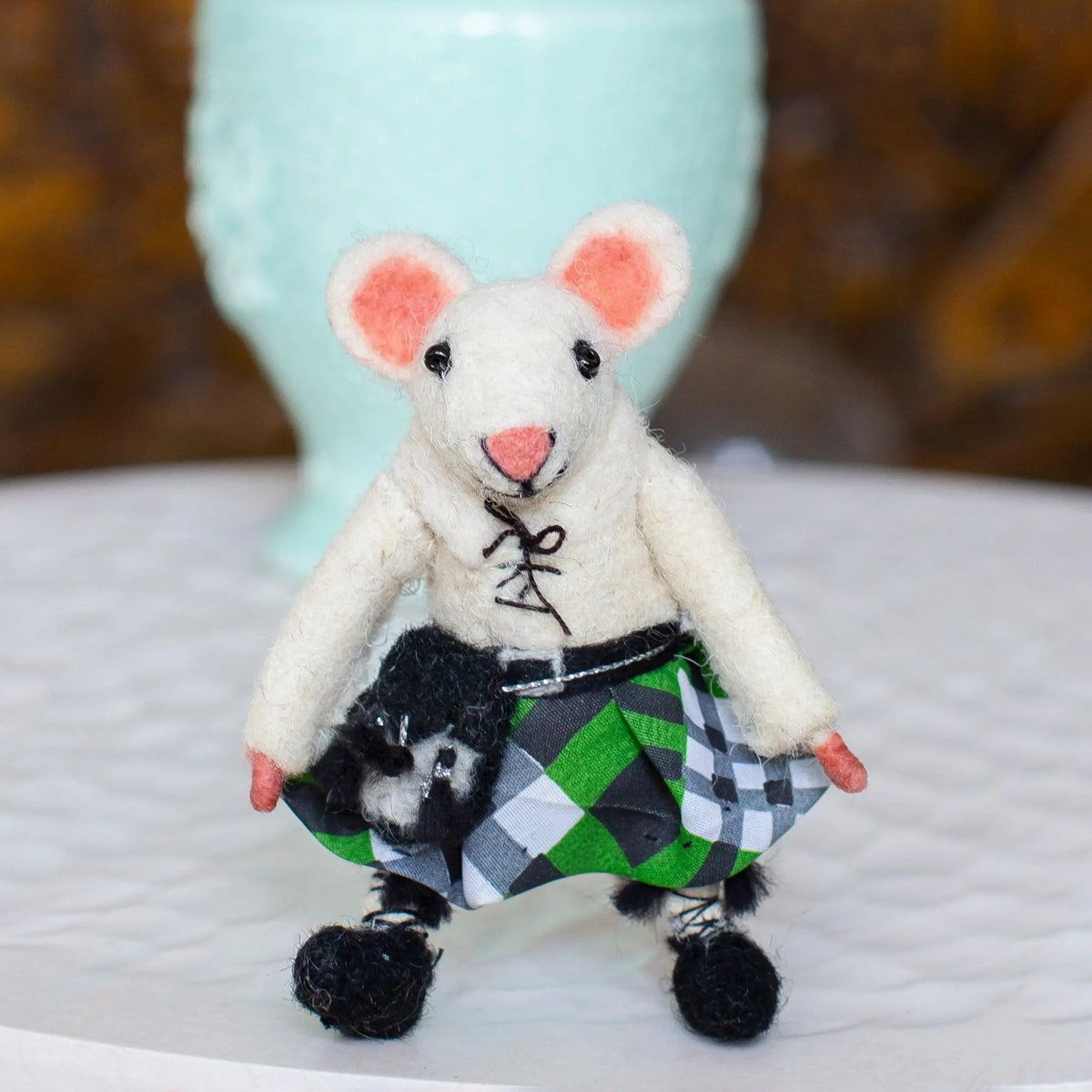 Scottish Mouse Green Kilt