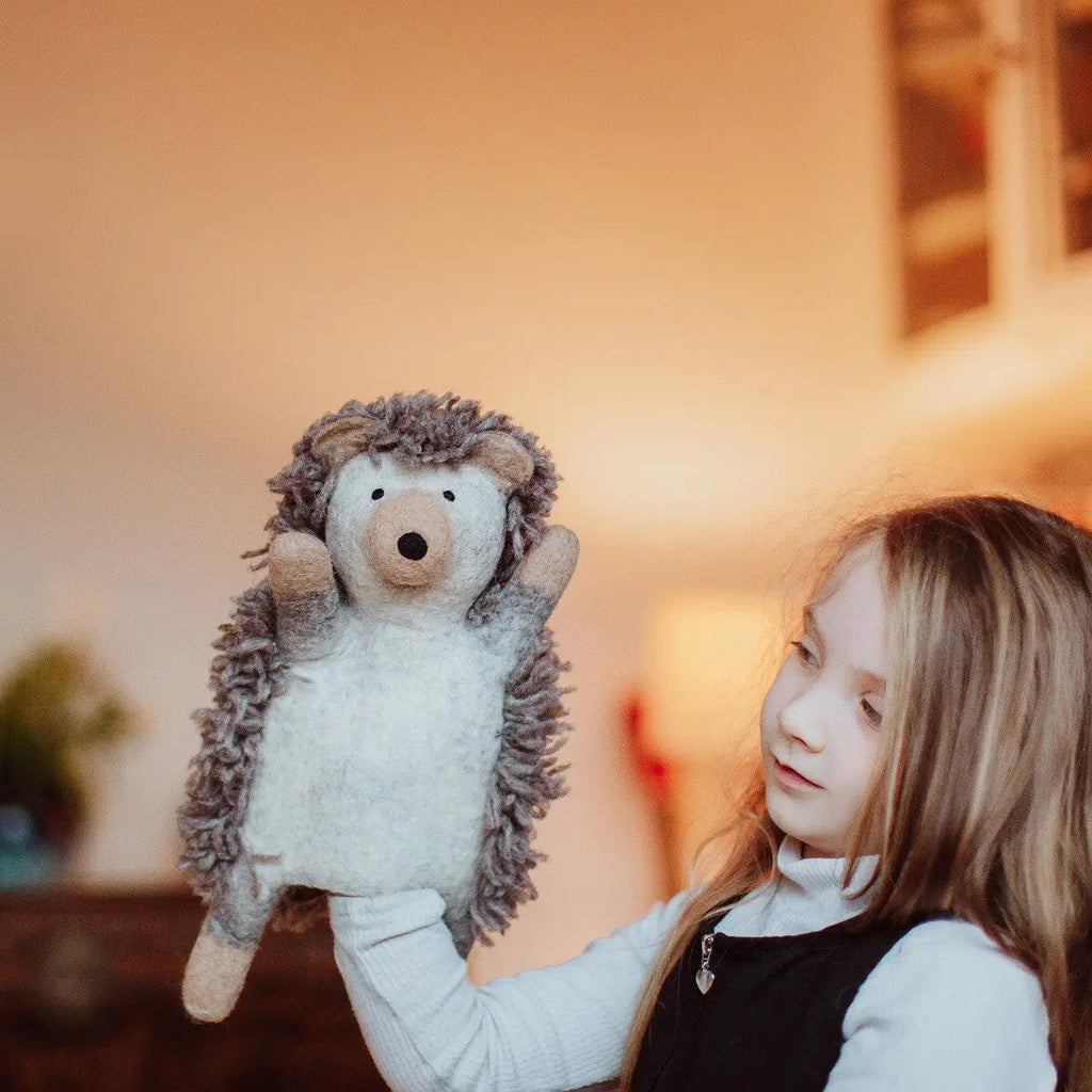 Hilda Hedgehog Hand Puppet