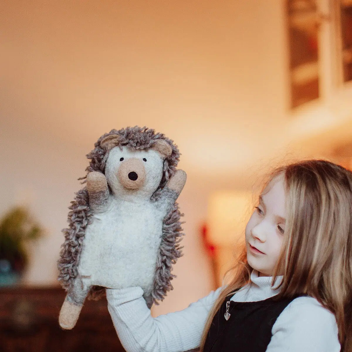 Hilda Hedgehog Hand Puppet