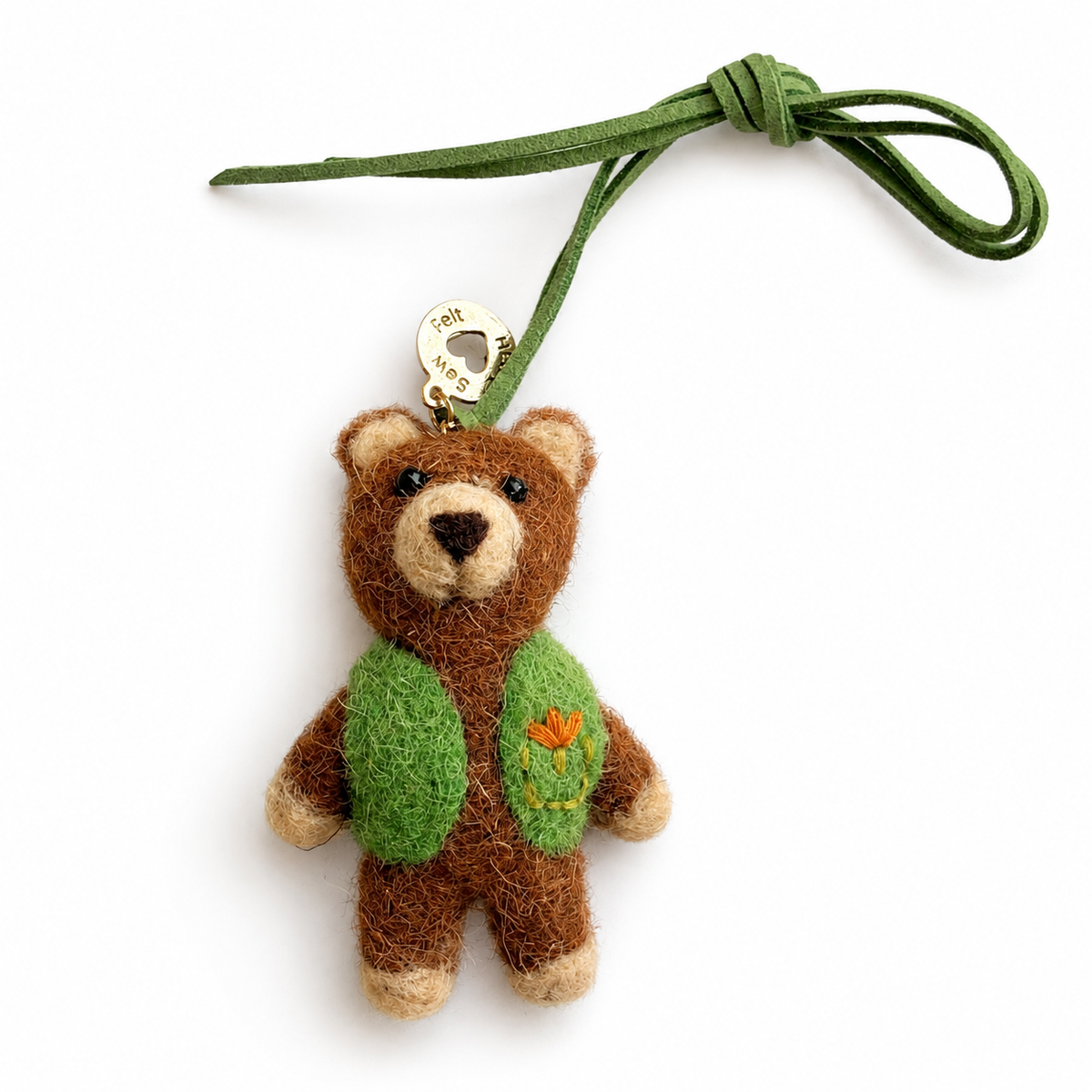 Buttons Bear Bag Tag