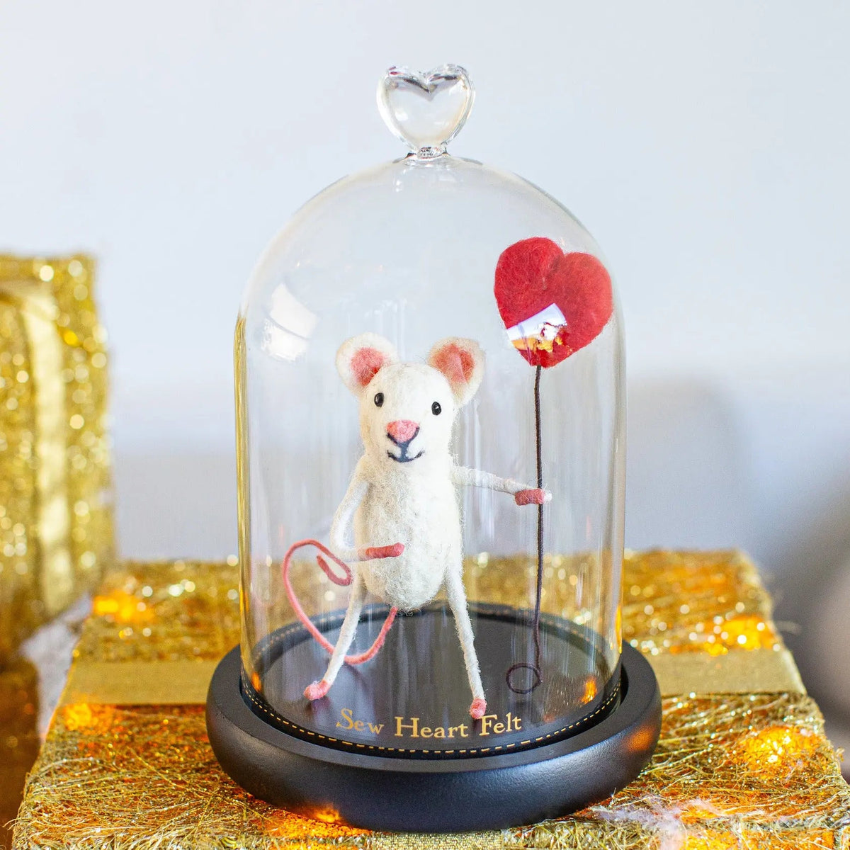 Heart Glass Display Dome