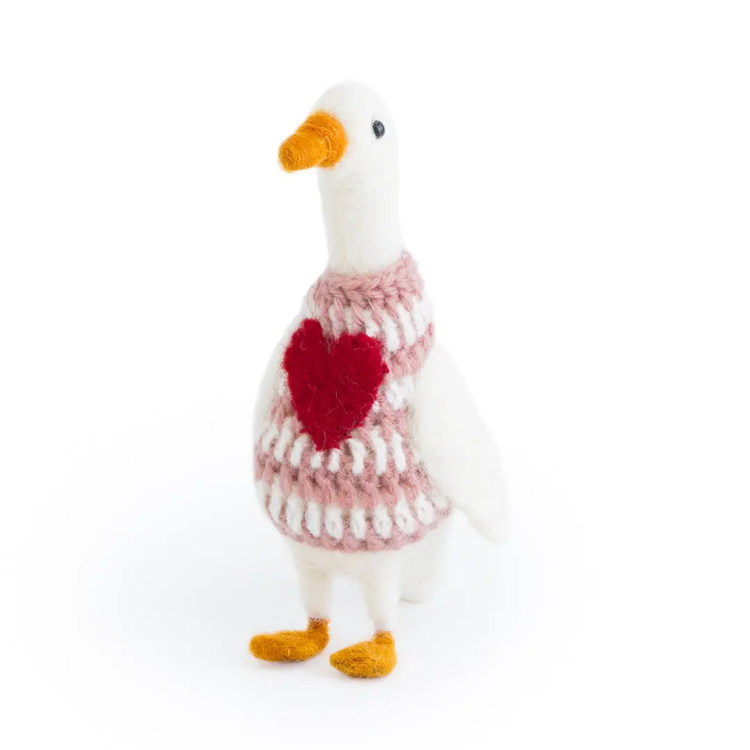 Duck Pretty Heart Jumper