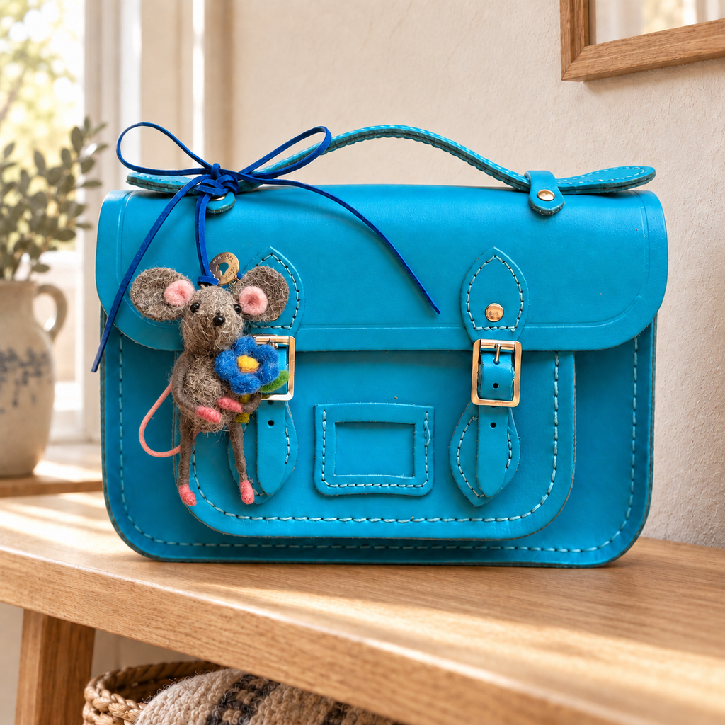 Floral Mouse Bag Tag