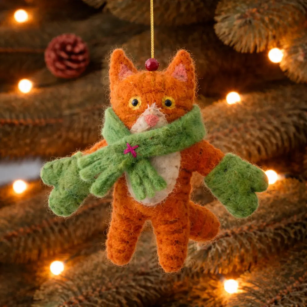 Ginger Kitten Decoration