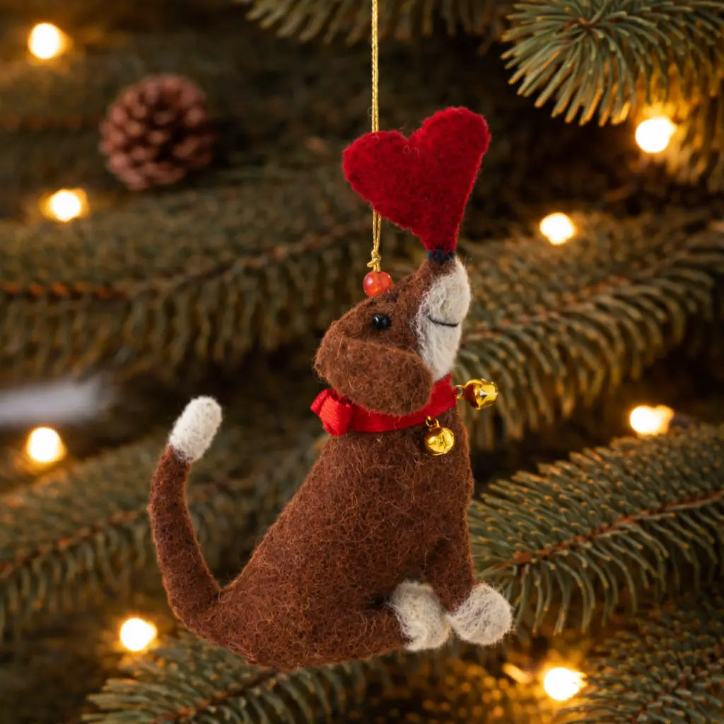 Love You Dog Decoration