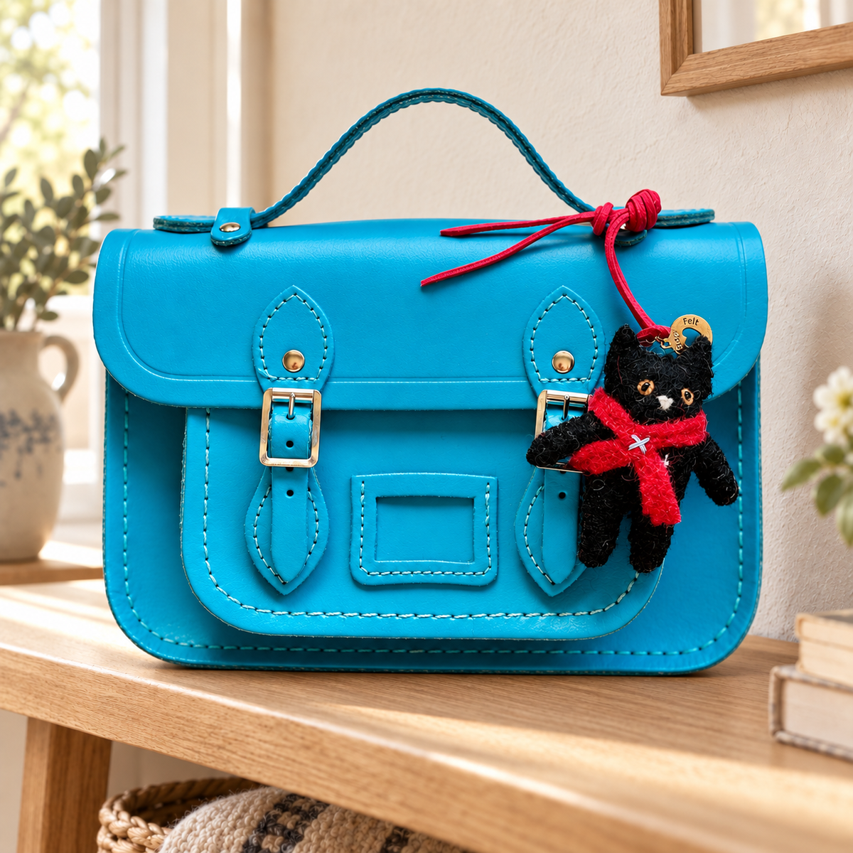 Black Cat Bag Tag
