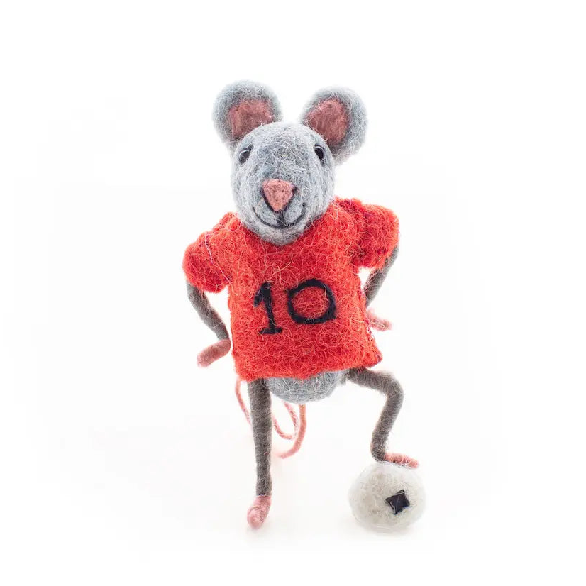 Red Footballer Mouse