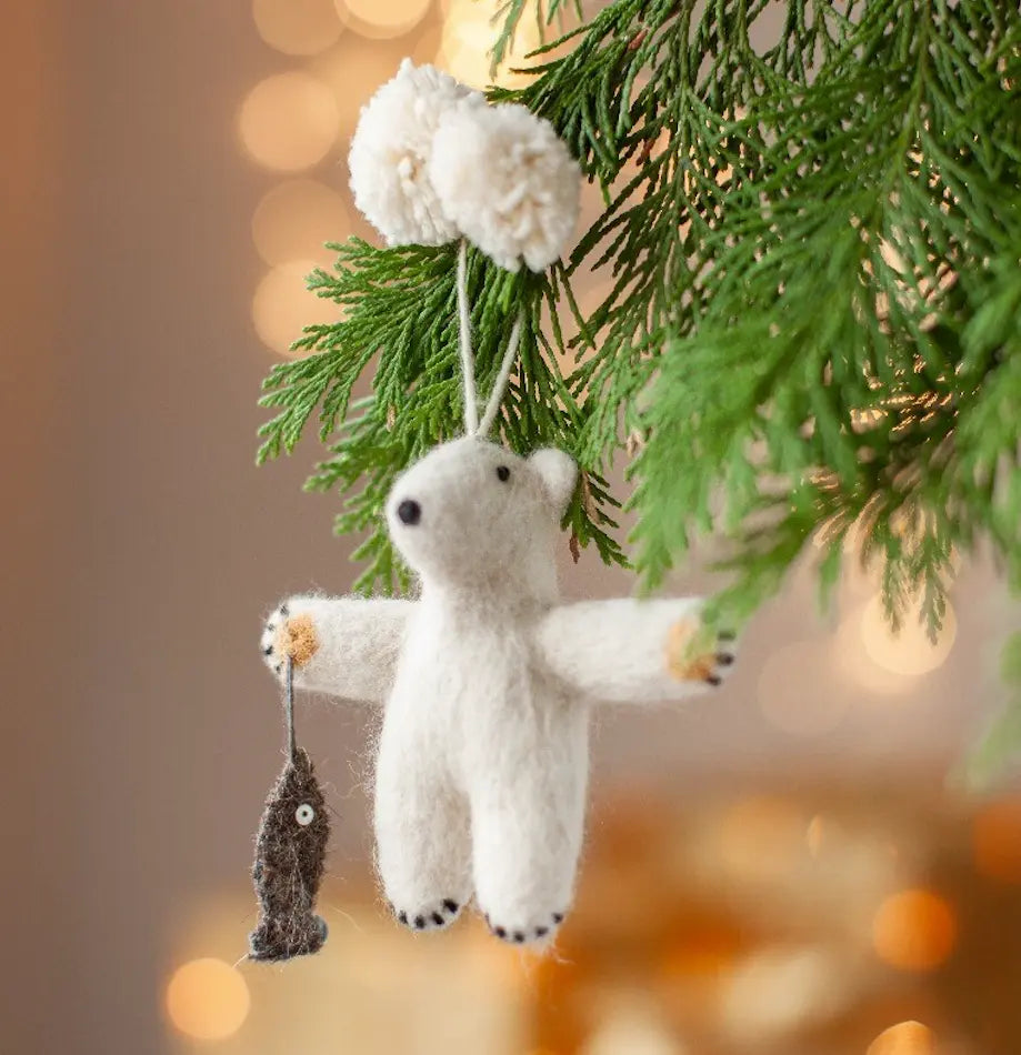 Peter Polar Bear Decoration