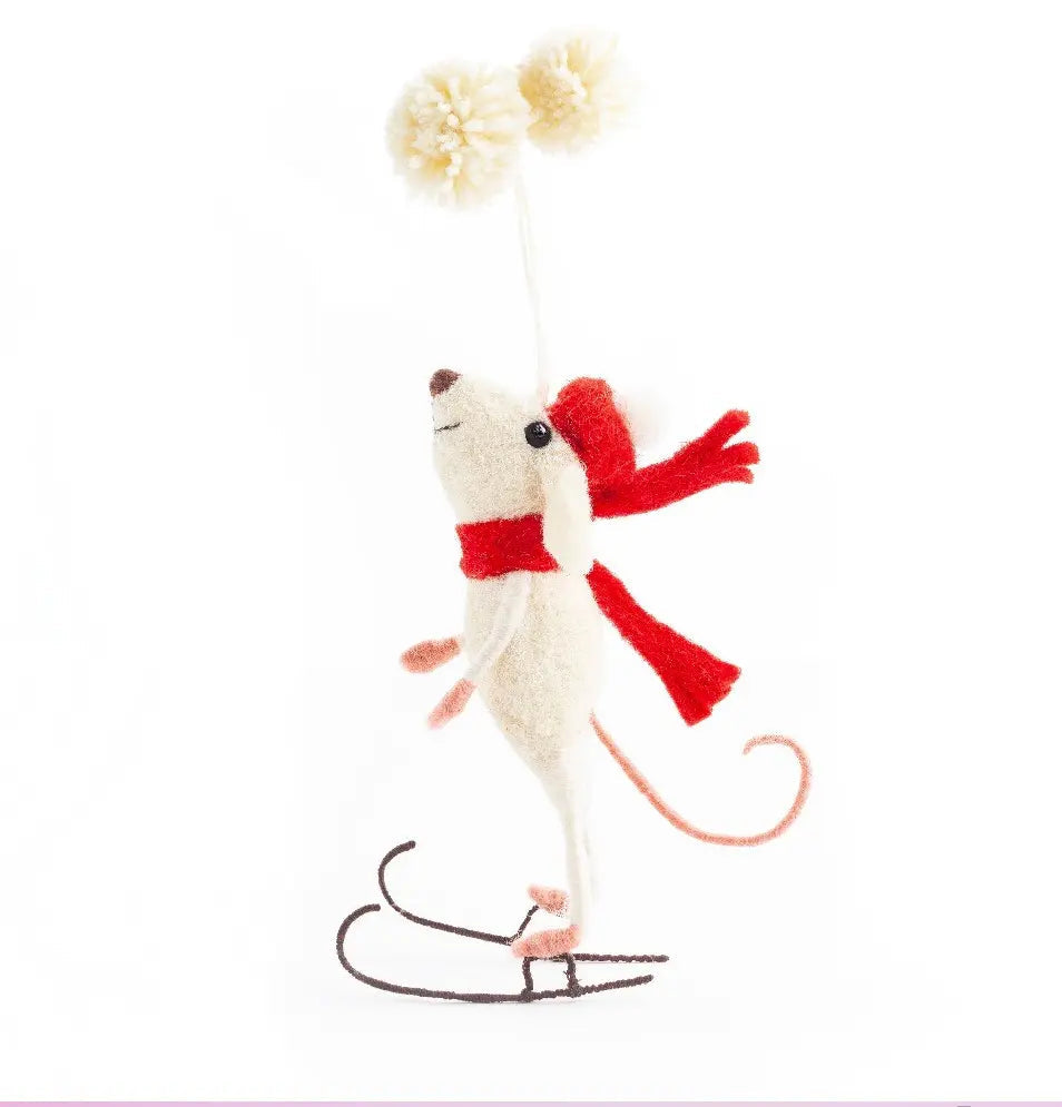 Skater Mouse Decoration