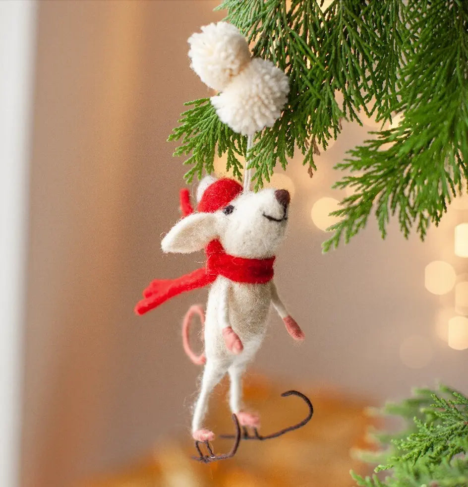 Skater Mouse Decoration