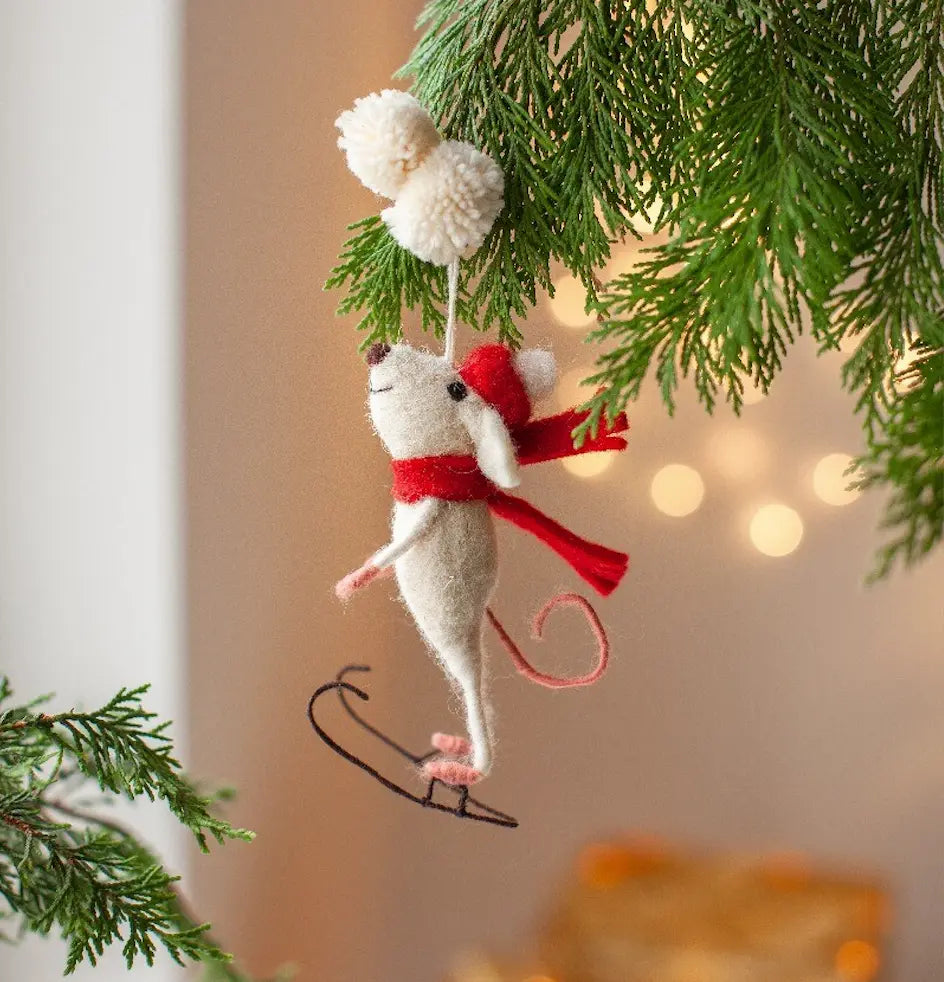 Skater Mouse Decoration