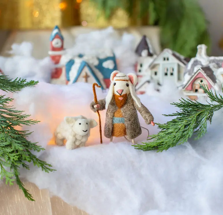 Shepherd Sheep Nativity Set