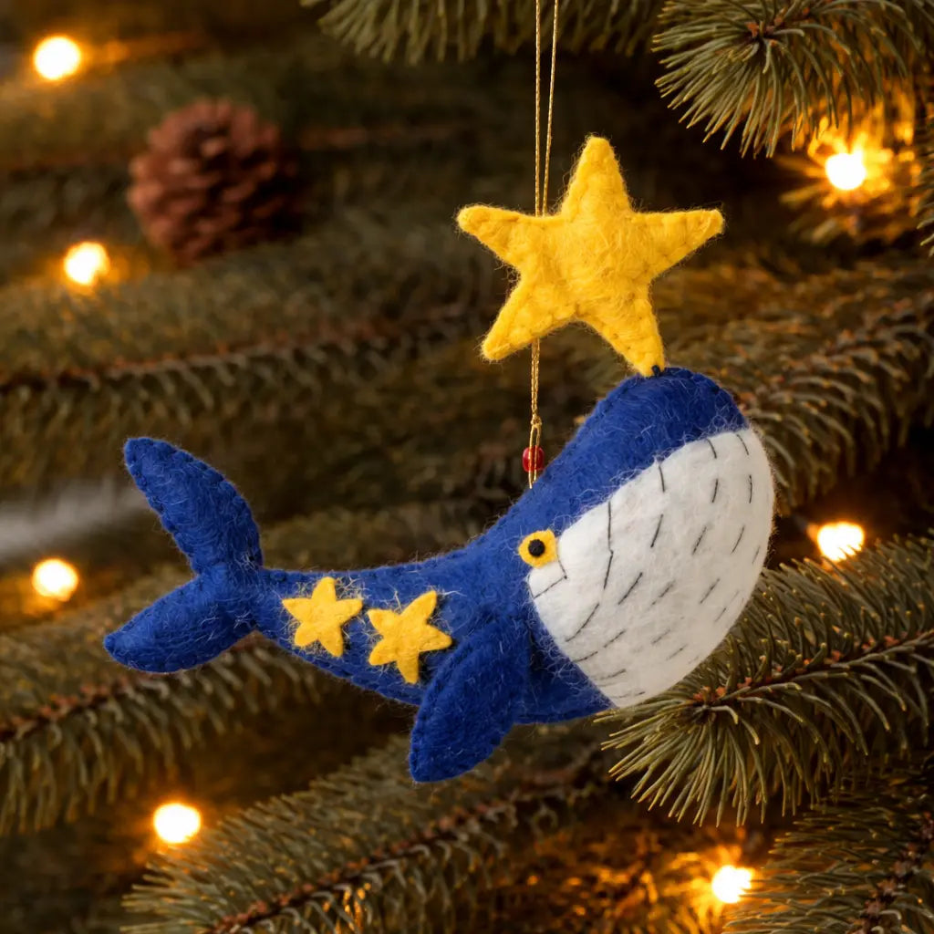 Star Gazey Whale Decoration