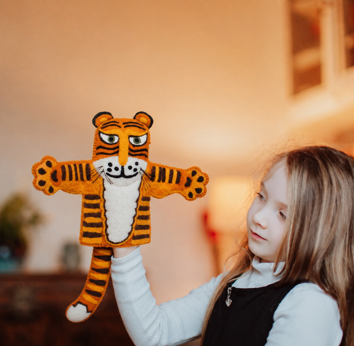 Raj Tiger Hand Puppet