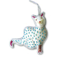 Blue China Cat Decoration