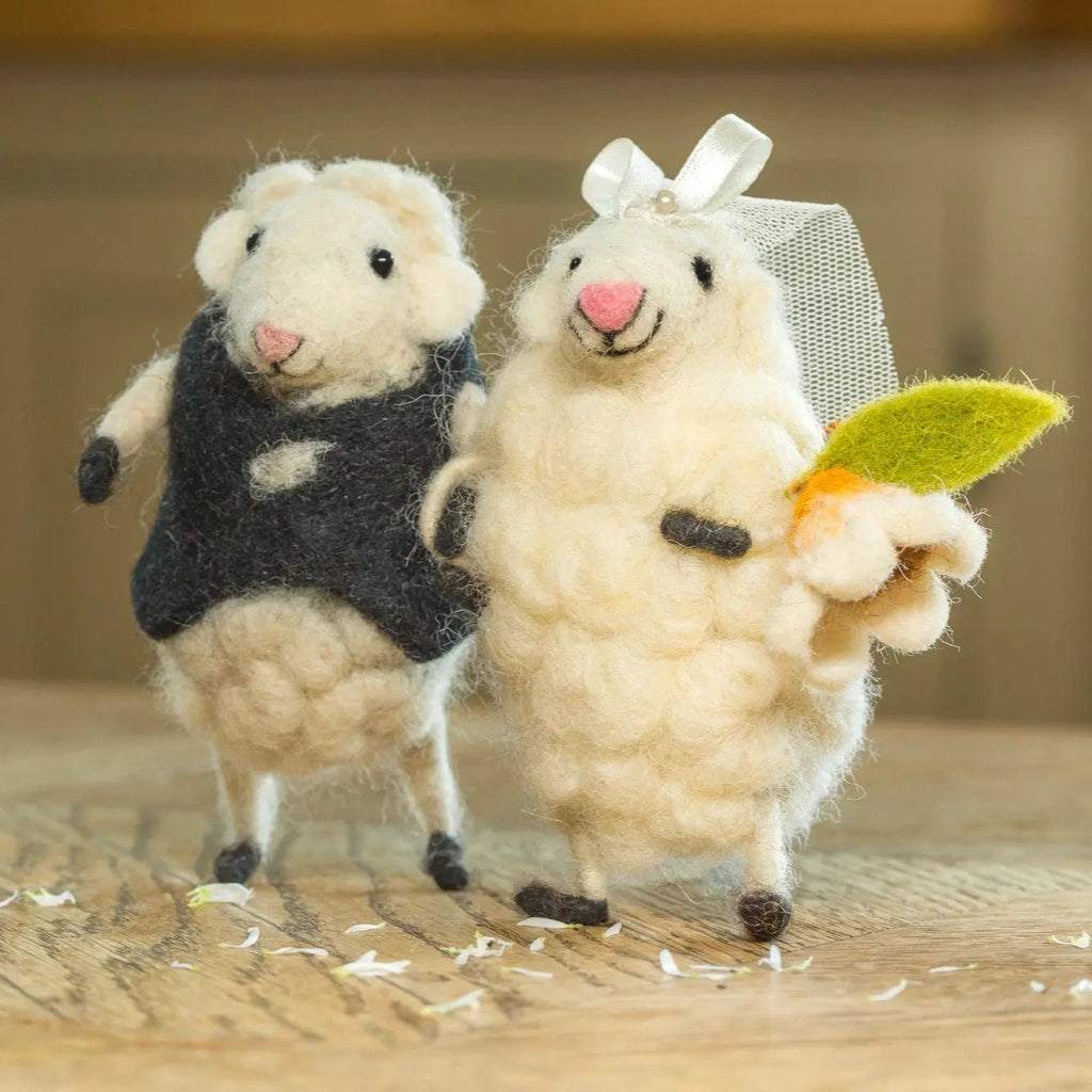 Bride Groom Wedding Sheep