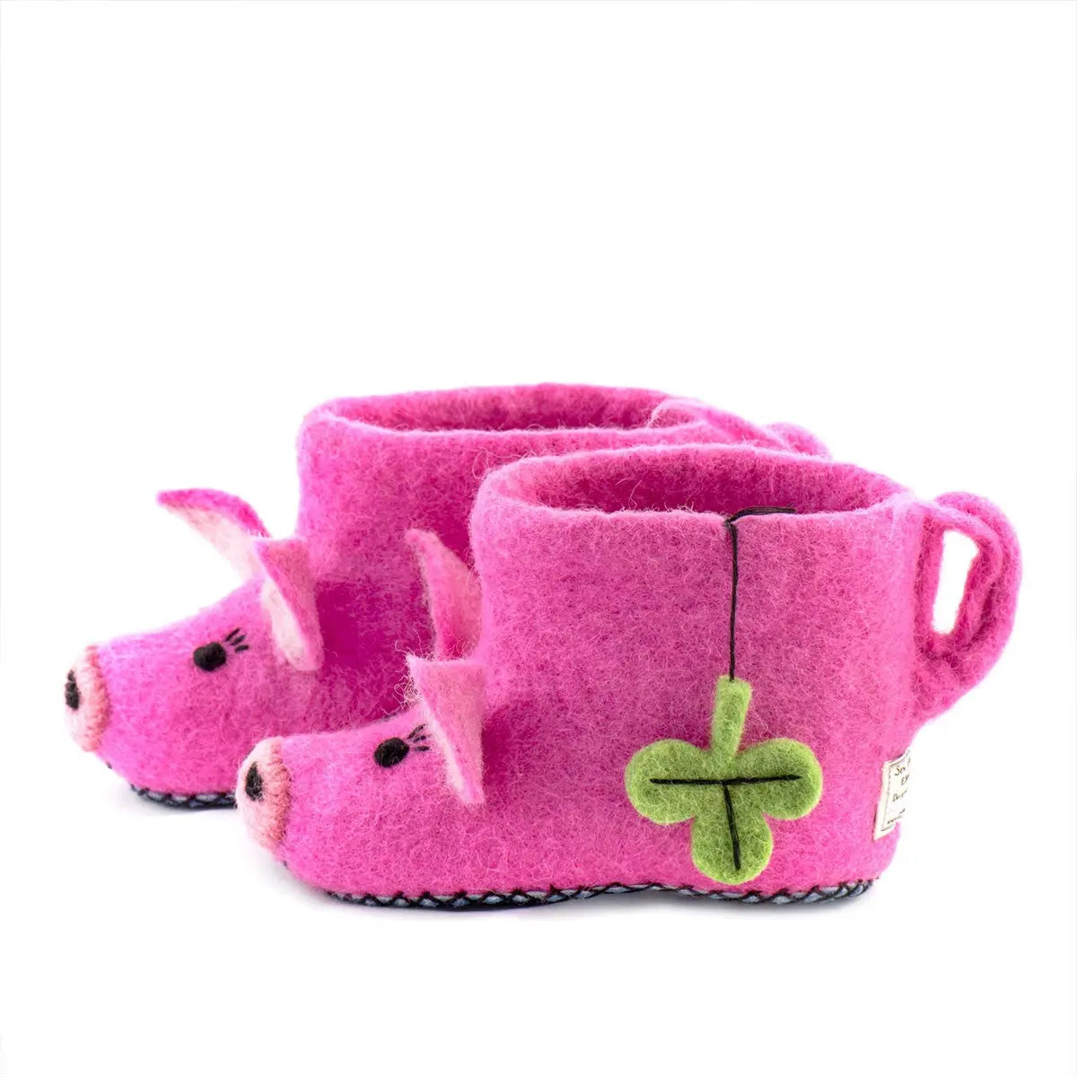 Kids Percy Pig Slippers