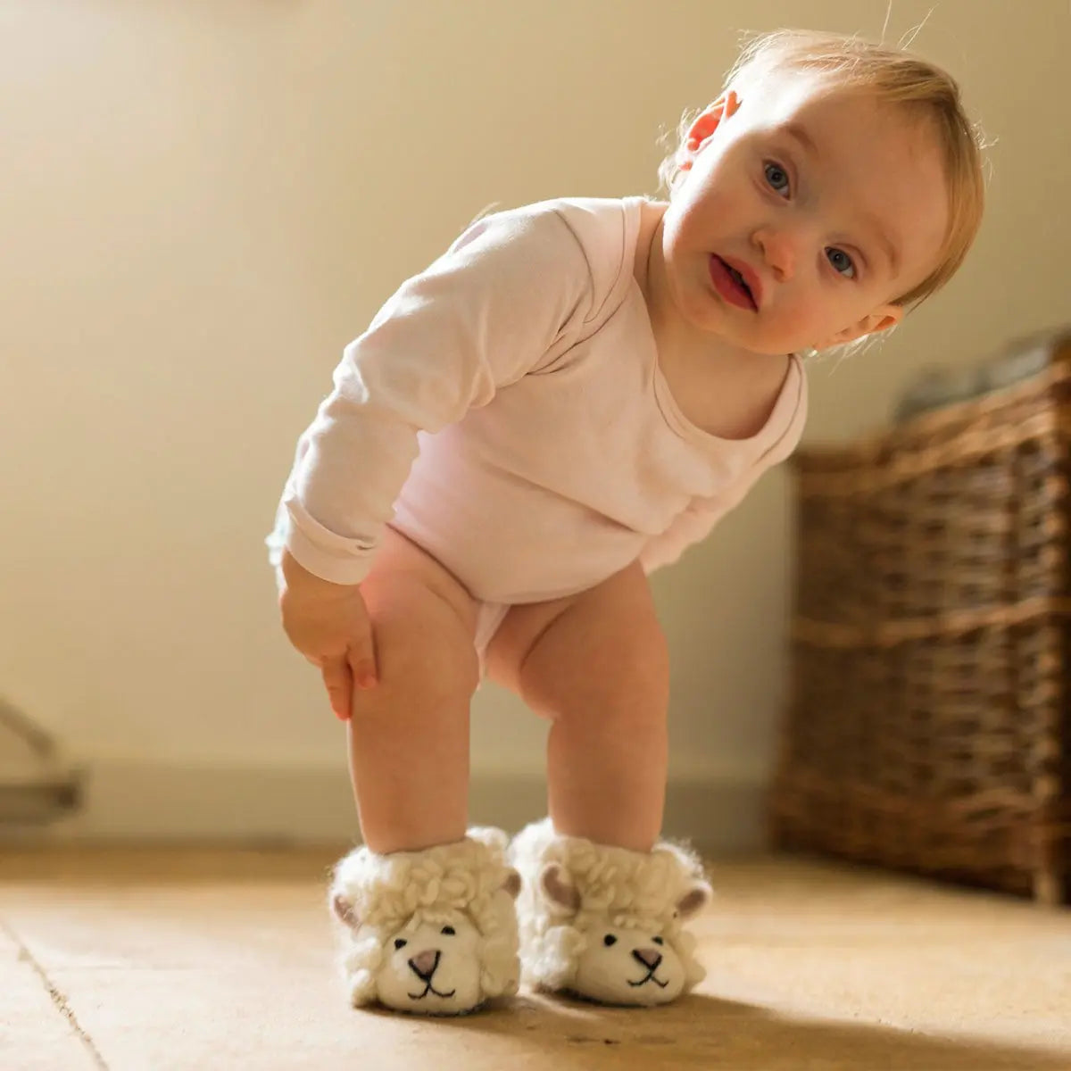 Kids Shirley Sheep Slippers