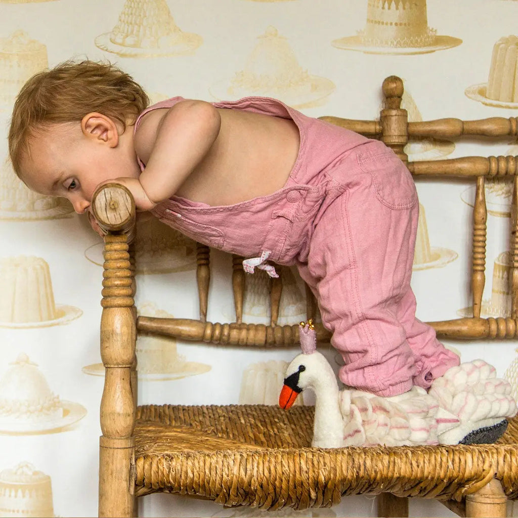 Kids Odette Swan Slippers