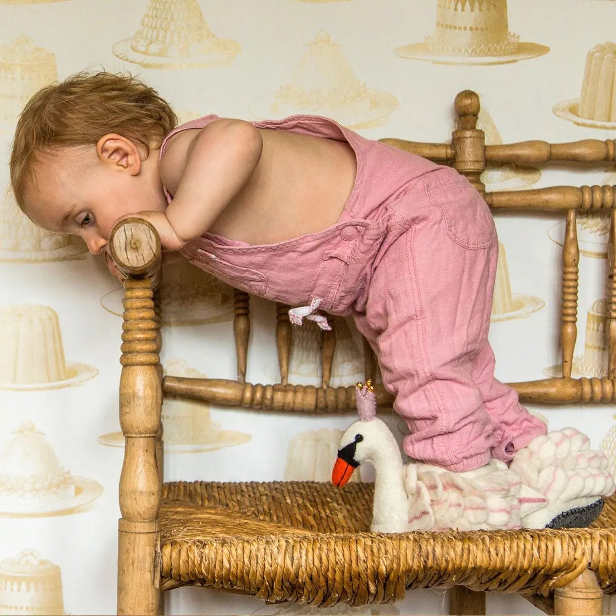 Kids Odette Swan Slippers