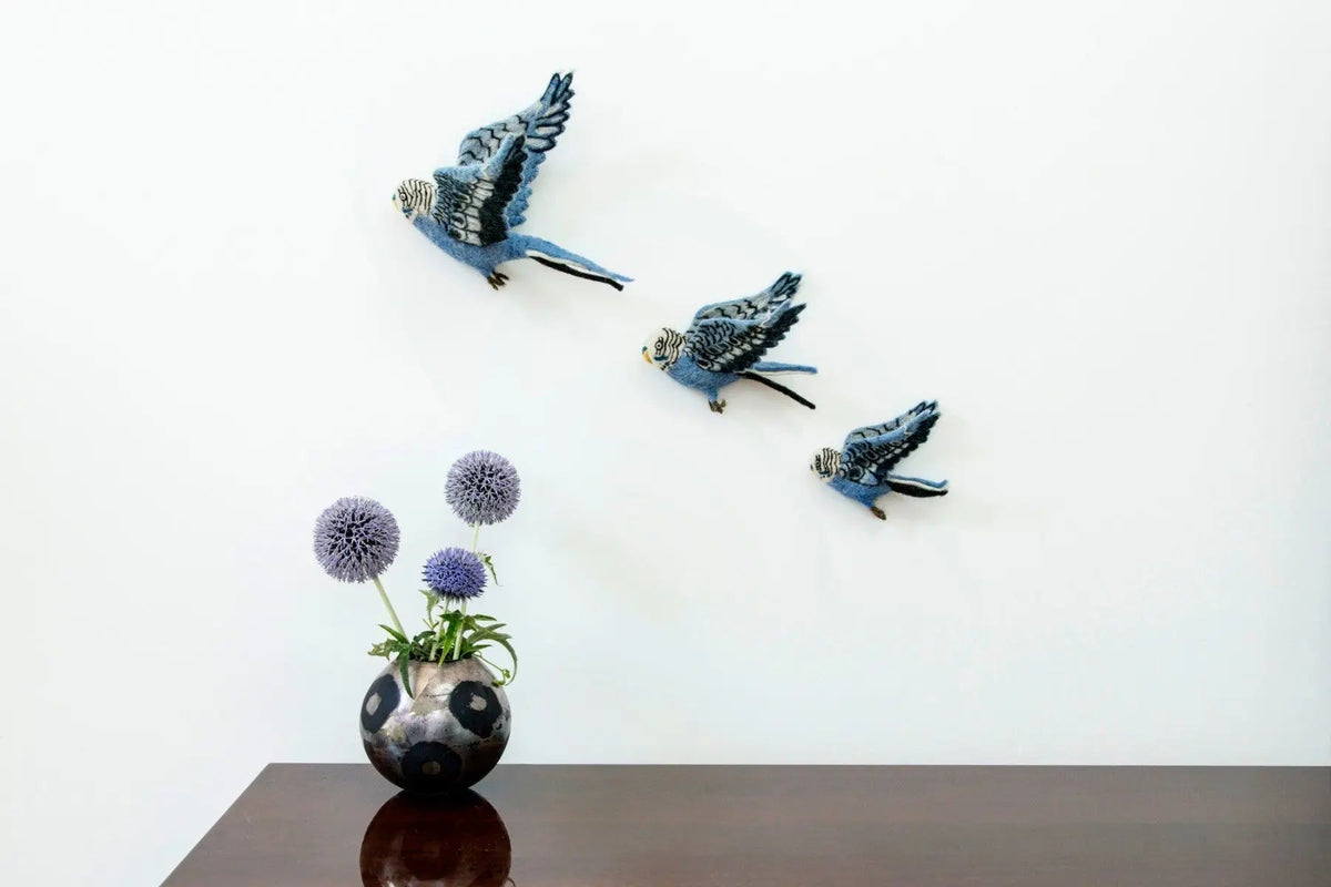 Blue Budgie Trio