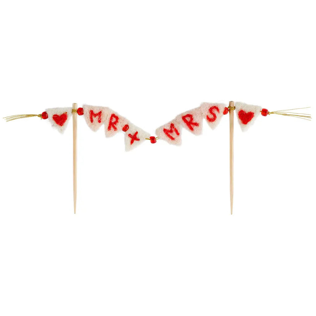 Mr Mrs Cake Topper