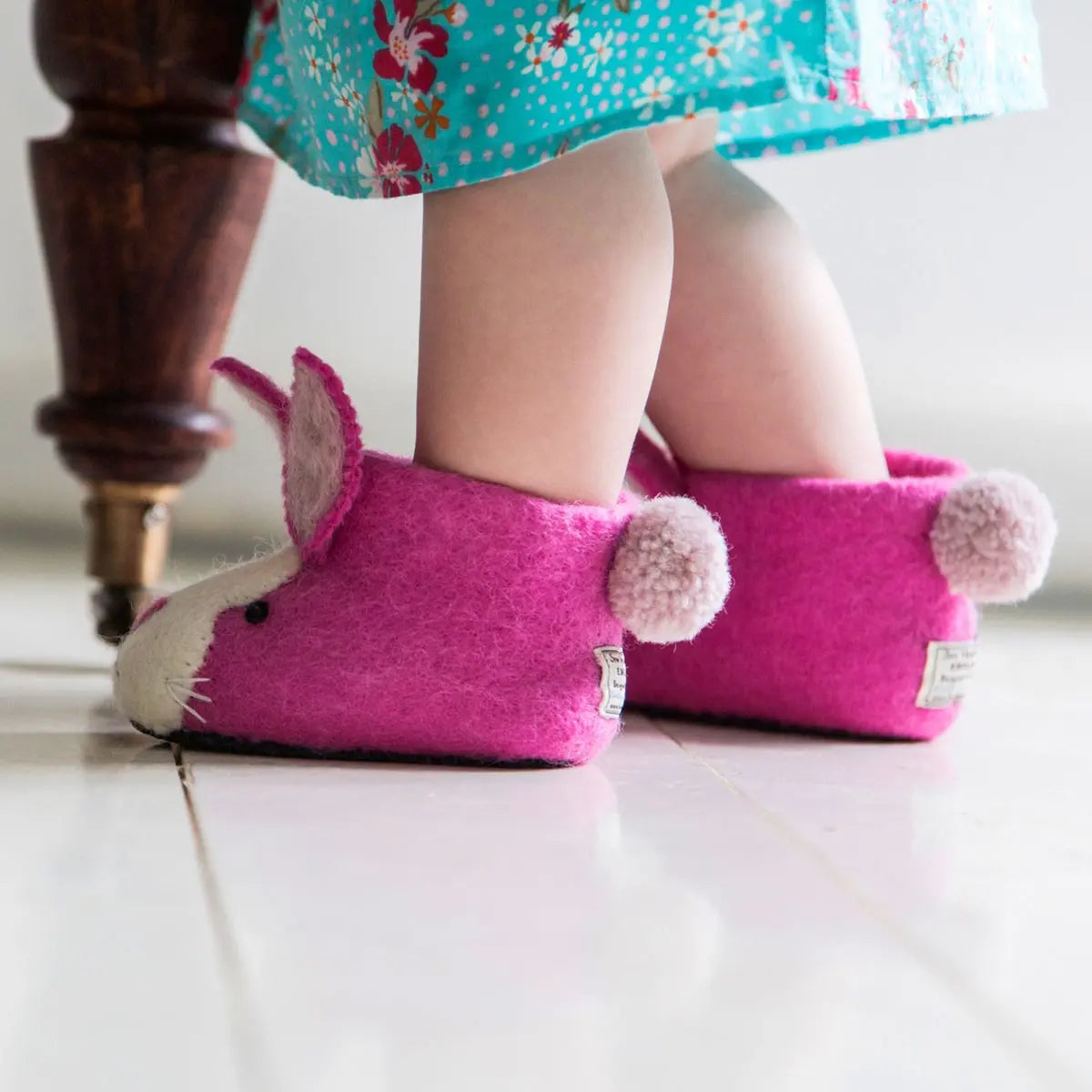 Kids Rosie Rabbit Slippers