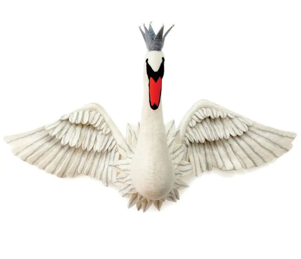 Swan Head Wing Decor