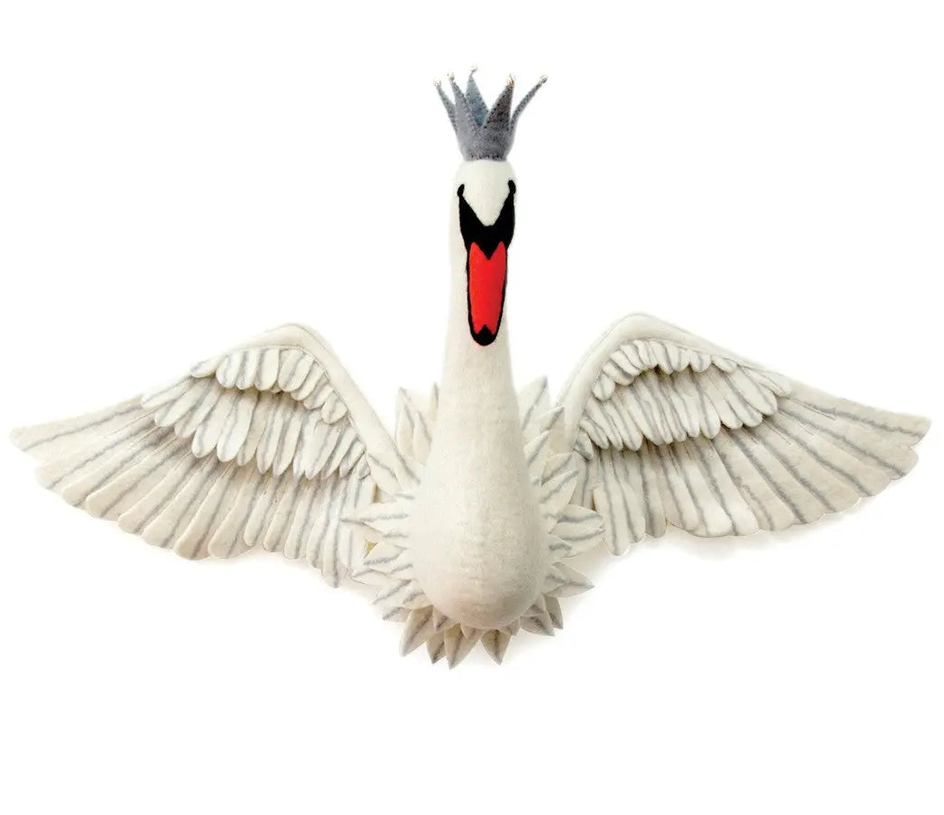 Swan Head Wing Decor