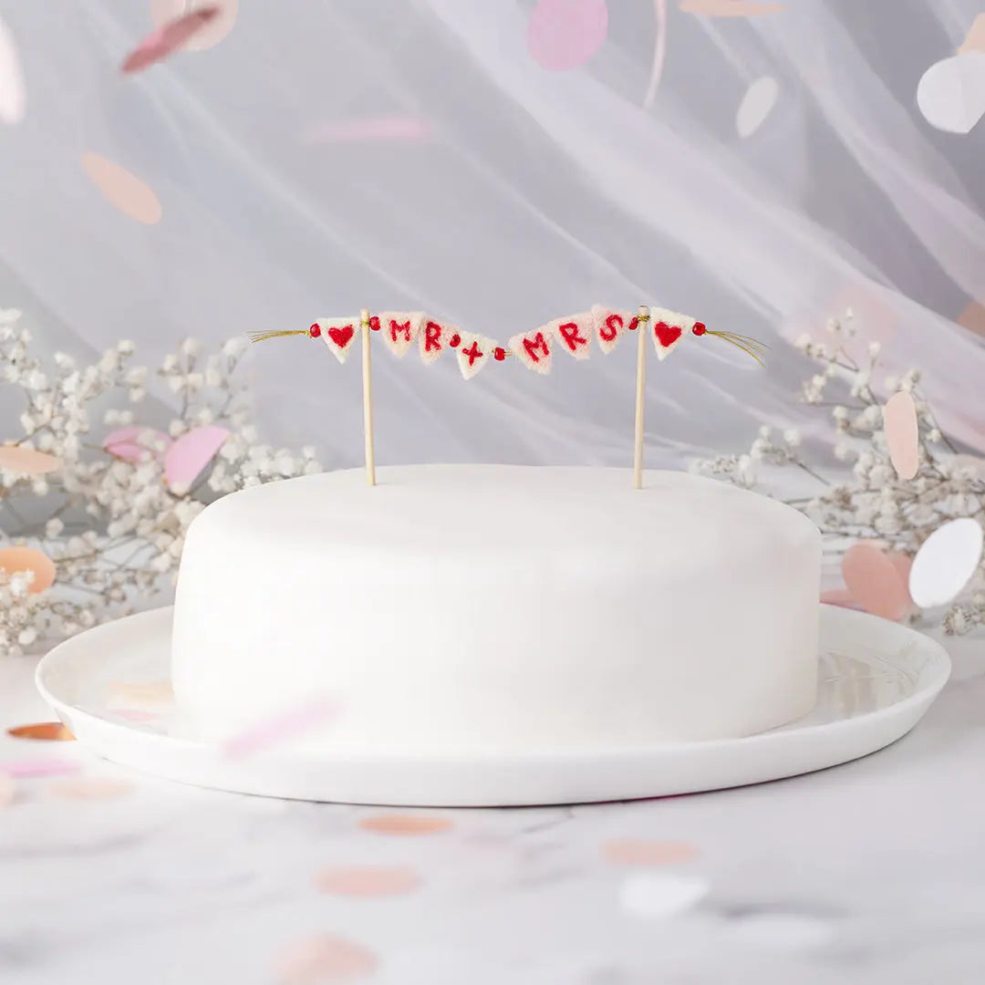 Mr Mrs Cake Topper